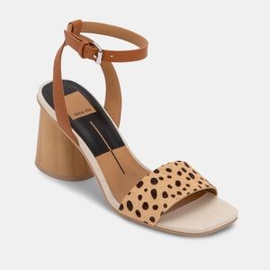 HAZEL HEELS IN LEOPARD MULTI